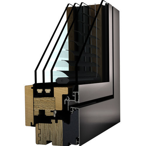Окно из дерева - HV 450 - Internorm - из стекла / из алюминия / раздвижное