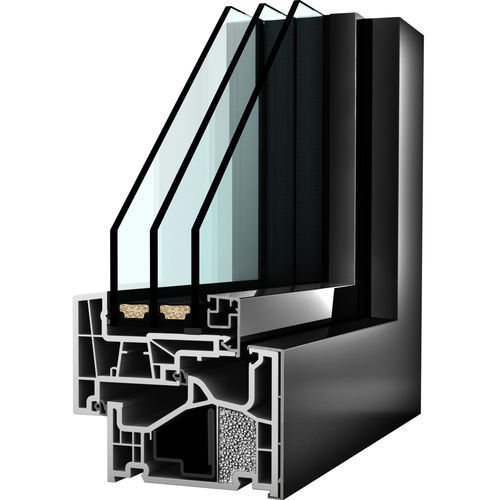 Окно из алюминия - KF 510 - Internorm - из ПВХ / раздвижное / неподвижное