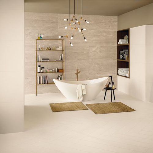Плитка из керамогранита - ELEMENTS DESIGN : IVORY - CERAMICHE KEOPE - матовая / для интерьера / настенная