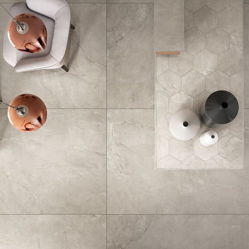 Плитка из керамогранита - ELEMENTS LUX : SILVER GREY - CERAMICHE KEOPE - глянцевая / для интерьера / настенная