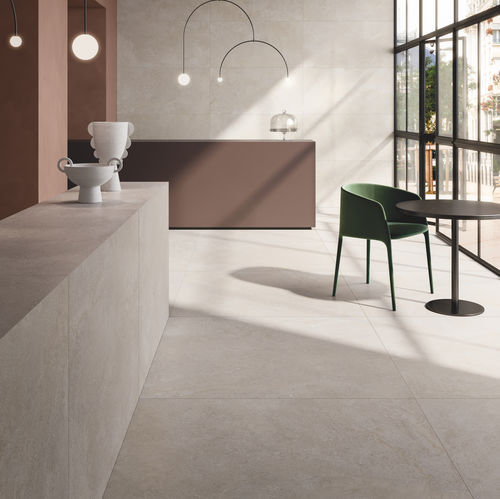 Плитка из керамогранита - BRYSTONE : WHITE - CERAMICHE KEOPE - матовая / гладкая / для интерьера