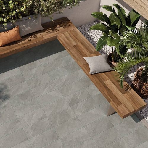 Плитка из керамогранита - ARDESIA GREY - CERAMICHE KEOPE - структурная / для наружного применения / для сада