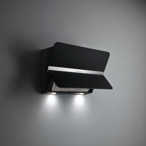 Настенная вытяжка - DESIGN : FLIPPER - falmec - со встроенным освещением / уникальный дизайн / черная