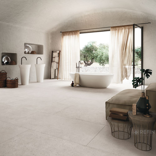 Плитка из керамогранита - BLOCK MIST - CERAMICHE REFIN - гладкая / для интерьера / для ванной комнаты