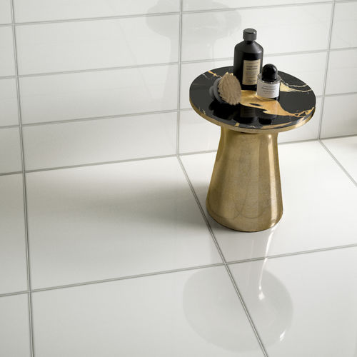 Плитка из керамогранита - VETRI BIANCO - CERAMICHE REFIN - глянцевая / для интерьера / для ванной комнаты