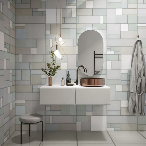 Плитка из керамогранита - VETRI PIET  - CERAMICHE REFIN - глянцевая / для интерьера / для ванной комнаты