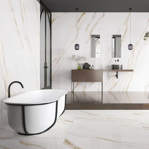 Плитка из керамогранита - PRESTIGIO CALACATTA ORO - CERAMICHE REFIN - матовая / полированная / для интерьера