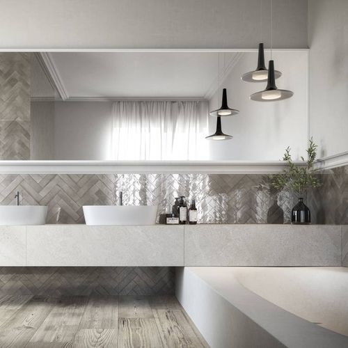 Плитка из керамики - HALO CHROME - CERAMICHE REFIN - глянцевая / для интерьера / для ванной комнаты