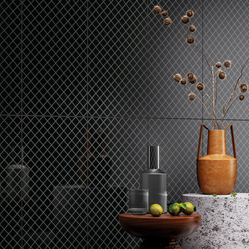 Плитка из керамогранита - UPSIDE BLACK - CERAMICHE REFIN - для интерьера / для ванной комнаты / для гостиной
