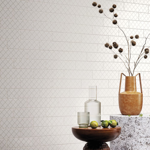 Плитка из керамогранита - UPSIDE WHITE - CERAMICHE REFIN - для интерьера / для ванной комнаты / для гостиной
