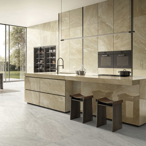 Плитка из керамогранита - PRESTIGIO KALEIDOS DIAMANTE - CERAMICHE REFIN - глянцевая / матовая / свернутая