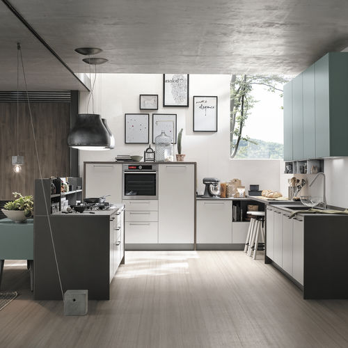 Современная кухня - REPLAY - STOSA CUCINE - из Fenix NTM® / из полимера / островного типа