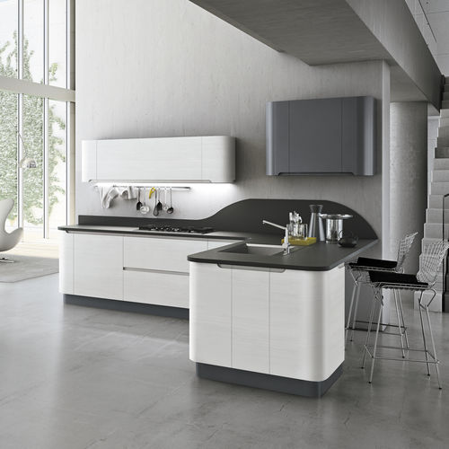 Современная кухня - BRING - STOSA CUCINE - из дерева / из ламината / островного типа