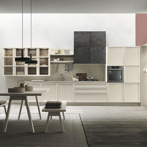 Современная кухня - TOSCA - STOSA CUCINE - из ясеня / из камня / из лакированной стали