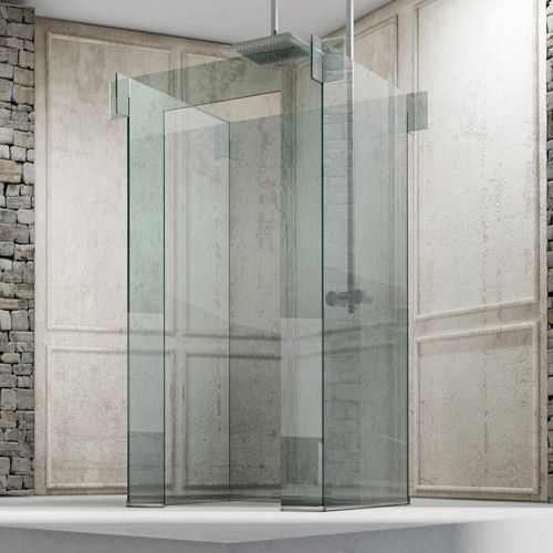 Душевая кабина из стекла - ICONA SEPARÈ - Megius SpA - из алюминия / прямоугольная / для бытового использования