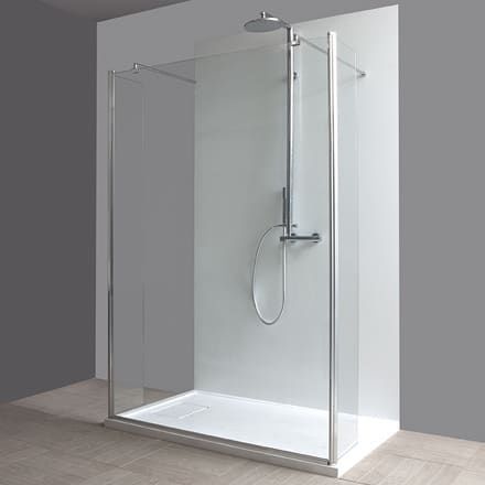 Душевая кабина из стекла - VITROS SEPARÈ - Megius SpA - из алюминия / прямоугольная / для бытового использования