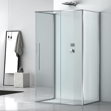 Душевая кабина из стекла - ZEN A1S+FS0+F00 - Megius SpA - из алюминия / из нержавеющей стали / с раздвижными дверями