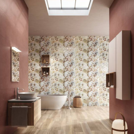 Плитка из керамогранита - YOURMATCH : CHERRY - CERAMICHE SUPERGRES - глянцевая / для интерьера / для ванной комнаты