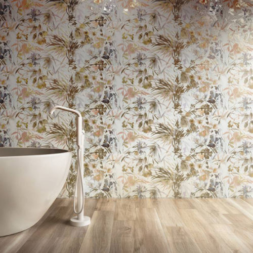 Плитка из керамогранита - YOURMATCH : TROPICAL - CERAMICHE SUPERGRES - глянцевая / для интерьера / для ванной комнаты
