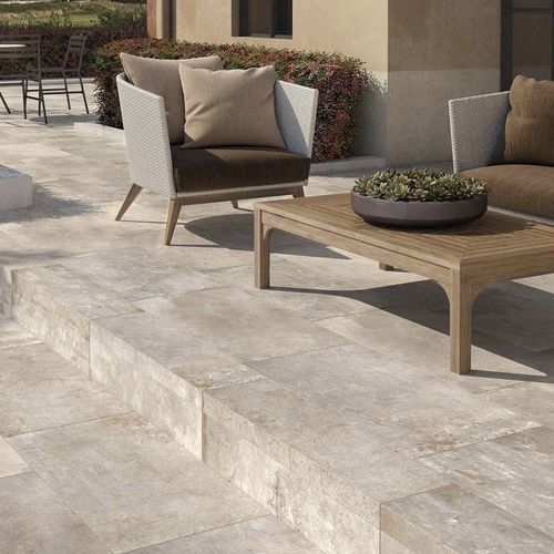 Плитка из керамогранита - STORY T20 - CERAMICHE SUPERGRES - текстурированная / для наружного применения / для террасы