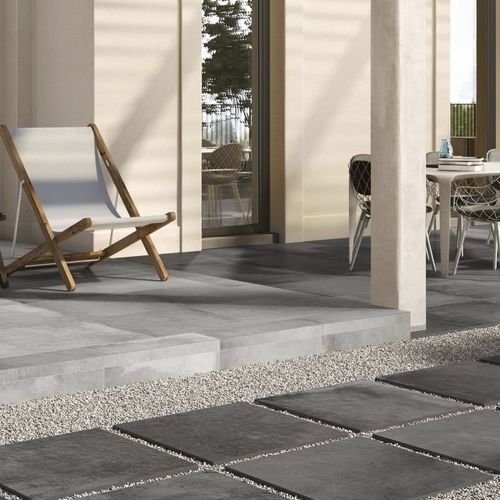Плитка из керамогранита - ART - CERAMICHE SUPERGRES - из цемента / 3D / структурная