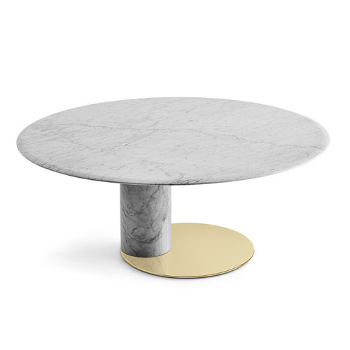 Современный стол - OTO BIG - Gallotti&Radice - из мрамора / круглый