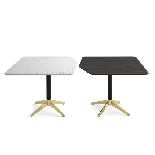 Современный стол - ZEN - Gallotti&Radice - из ясеня / из стекла / из анодированного алюминия