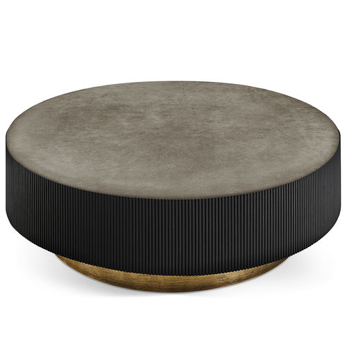 Современный журнальный столик - NORI - Gallotti&Radice - из лакированной древесины / из цельной древесины / из латуни
