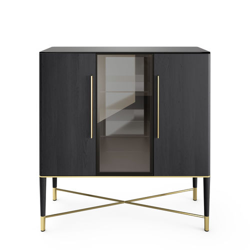 Высокий буфет - TAMA VITRINE - Gallotti&Radice - современный / из ясеня / из лакированной древесины