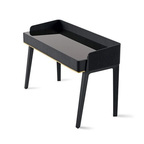 Современный секретарский стол - SOHO - Gallotti&Radice - из ясеня / из латуни / из стекла