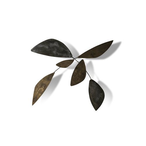 Скульптура из лакированного металла - Leaf - Gallotti&Radice - настенная / для профессионального использования / растительная