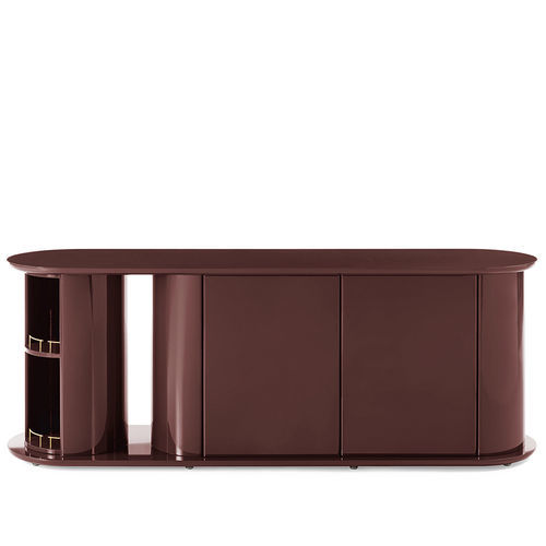 Современный буфет - HIDE&SEEK DOOR - Gallotti&Radice - из латуни / из блестящей лакированной древесины / из лакированной древесины