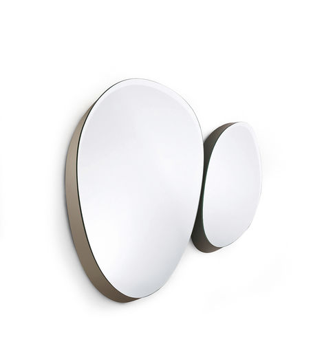 Настенное зеркало - ZEISS - Gallotti&Radice - современное / из лакированной древесины / бежевое