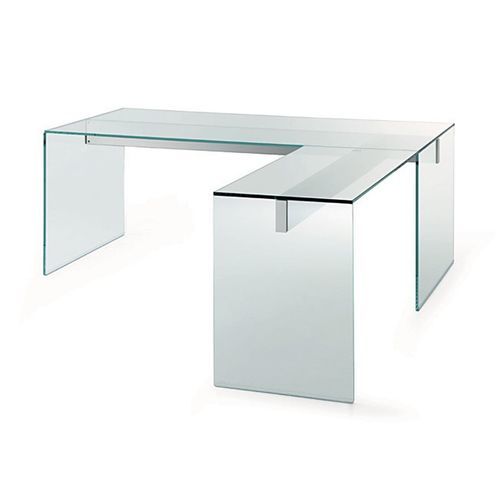 Директорский рабочий стол - AIR L - Gallotti&Radice - напольный / современный / из стекла