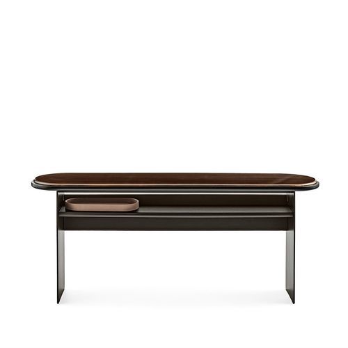 Современный стол-консоль - SENSEI - Gallotti&Radice - из лакированной древесины / из ясеня / из мореной древесины