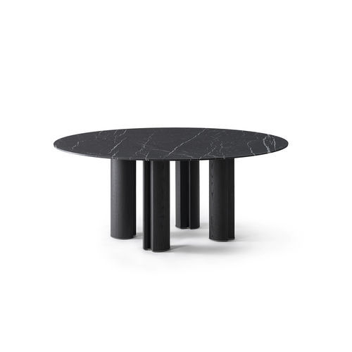 Современный стол - SIMPÒDIO W - Gallotti&Radice - из кристалла / из мрамора / с основанием из ясеня