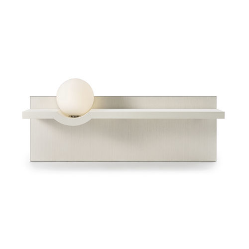 Настенный стеллаж - STRESA - Gallotti&Radice - современный / из дерева / из кожи