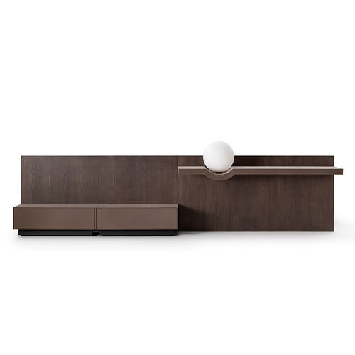 Современный комод - STRESA BOX - Gallotti&Radice - из лакированной древесины / из кожи / не определено