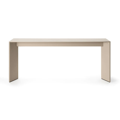Современный стол-консоль - DOLM - Gallotti&Radice - из дерева / из стекла / с основанием из древесины