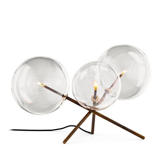 Настольная лампа - BOLLE TAVOLO 3 - Gallotti&Radice - из патинированного металла / из латуни / из кристалла