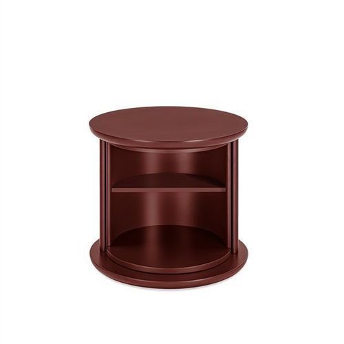 Современный журнальный столик - HIDE&amp;SEEK MINI - Gallotti&Radice - из лакированной древесины / с основанием из древесины / круглый