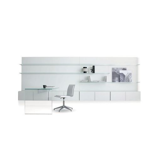 Настенный книжный шкаф - ELLE PLUS 10  - Gallotti&Radice - современный / для офиса / из лакированной древесины