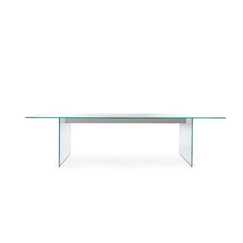 Современный стол для собраний - AIR - Gallotti&Radice - из стекла / из закаленного стекла / из металла