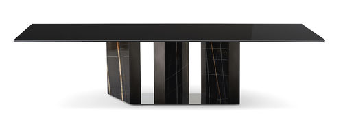 Современный стол - PLATIUM - Gallotti&Radice - из мрамора / с основанием из мрамора / прямоугольный