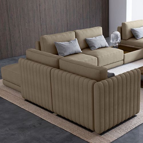 Модульный диван - SOFTCASE 02 - Febal Casa - современный / из ткани / коричневый