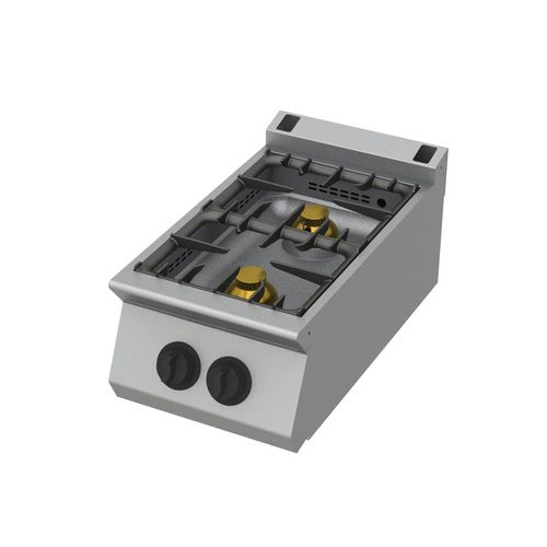 Газовая варочная панель - 020G /S-7 - ROSINOX - для профессионального использования / 2 конфорки / настольная