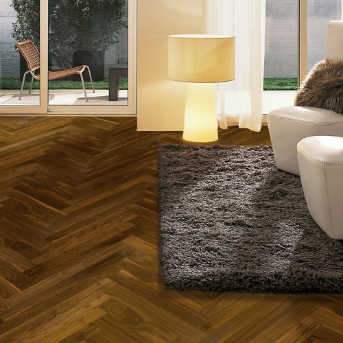Паркет из паркетной доски - LOFT CLASSIC SPINA - UNIKOLEGNO - из дуба / из американского ореха / «елочка»