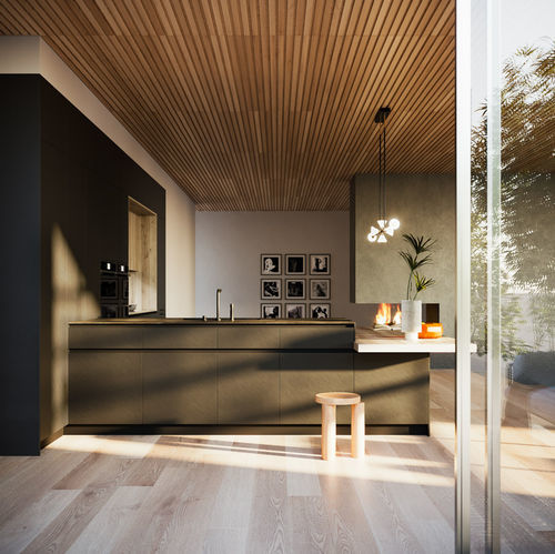 Тумба для кухни - D23 - DOIMO CUCINE - отдельностоящая