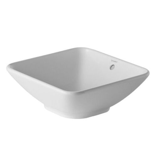 Настольная раковина - 033342 - DURAVIT - из керамики / глянцевая / квадратная