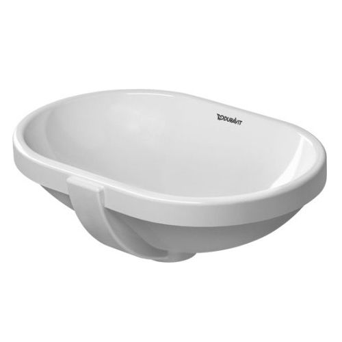 Раковина под рабочей поверхностью - 033643 - DURAVIT - из керамики / глянцевая / овальная